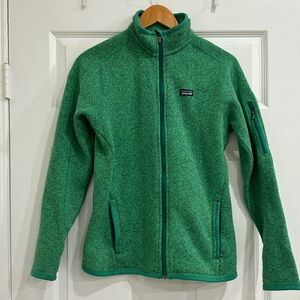 Patagonia Women’s Better Sweater Full Zip Green Medium